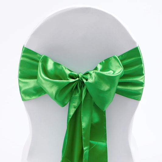 Sashes Satin Florescent Green