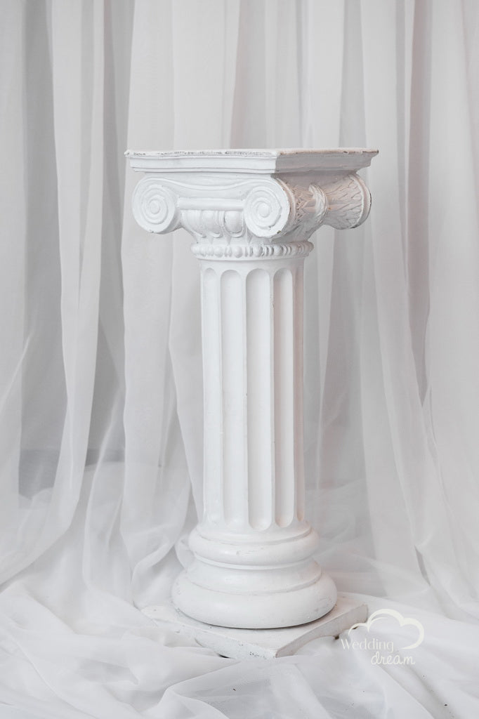 30'' White Roman Pillar