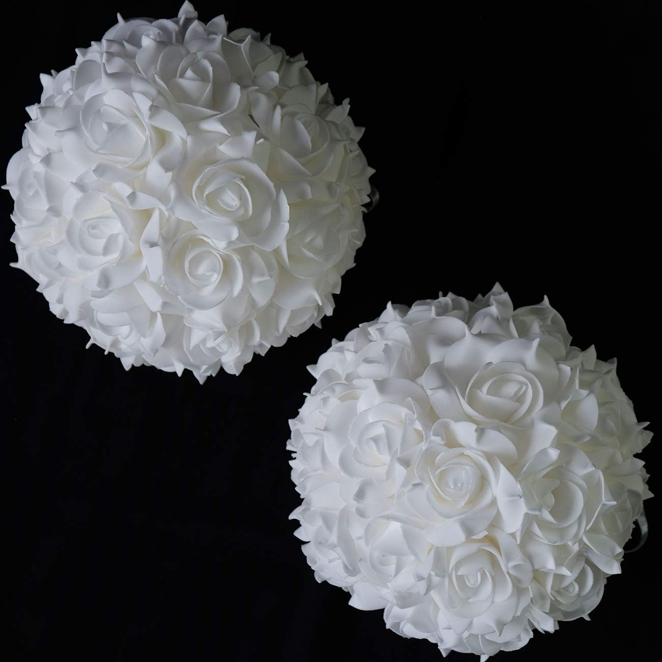 roseballs medium white 8"