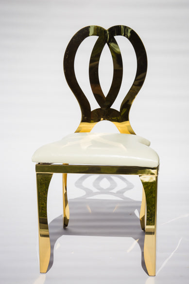 Gold Sophia Luxury Stainless Steel Chair