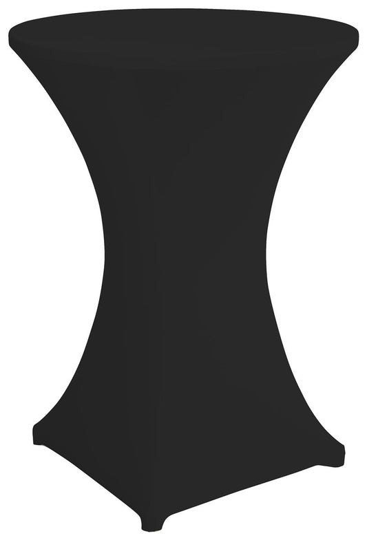 black spandex cocktail table cloths