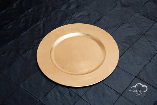 Gold Acrylic Charger Plates