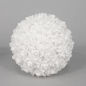 roseballs white 10"