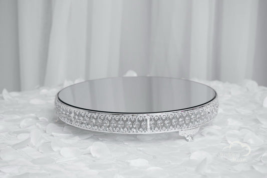 Mirrored Bling Cake Stand (20'' wide)